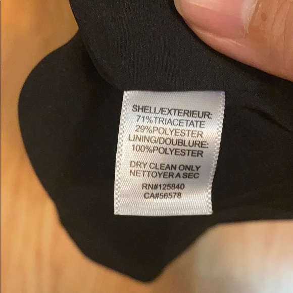 NWT / Black Deep V Gown / Intermix / S - Picture 7 of 9